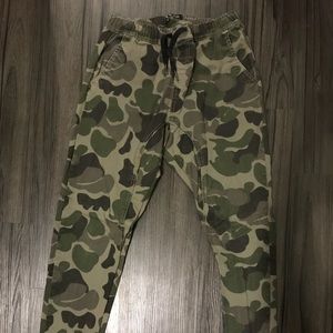 Camouflage joggers